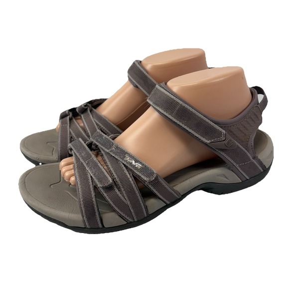 Teva Tirra Womens 10 Plum Truffle Strappy Sport Sandals Adjustable Hiking Trail - Picture 1 of 7